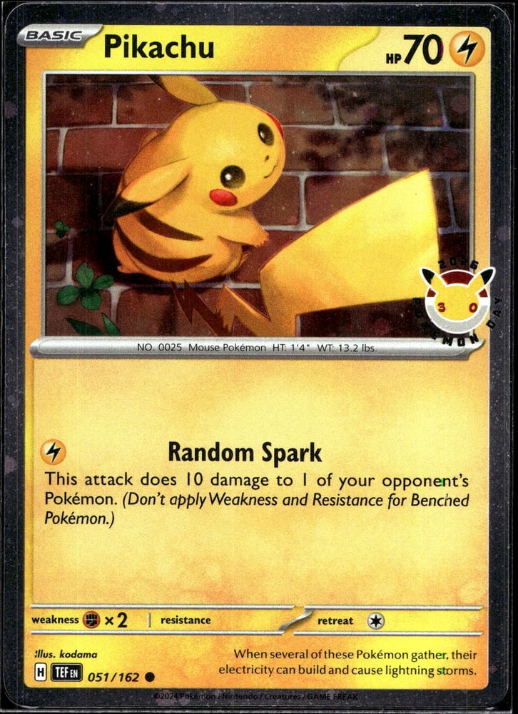 Pikachu - SV05 51/162