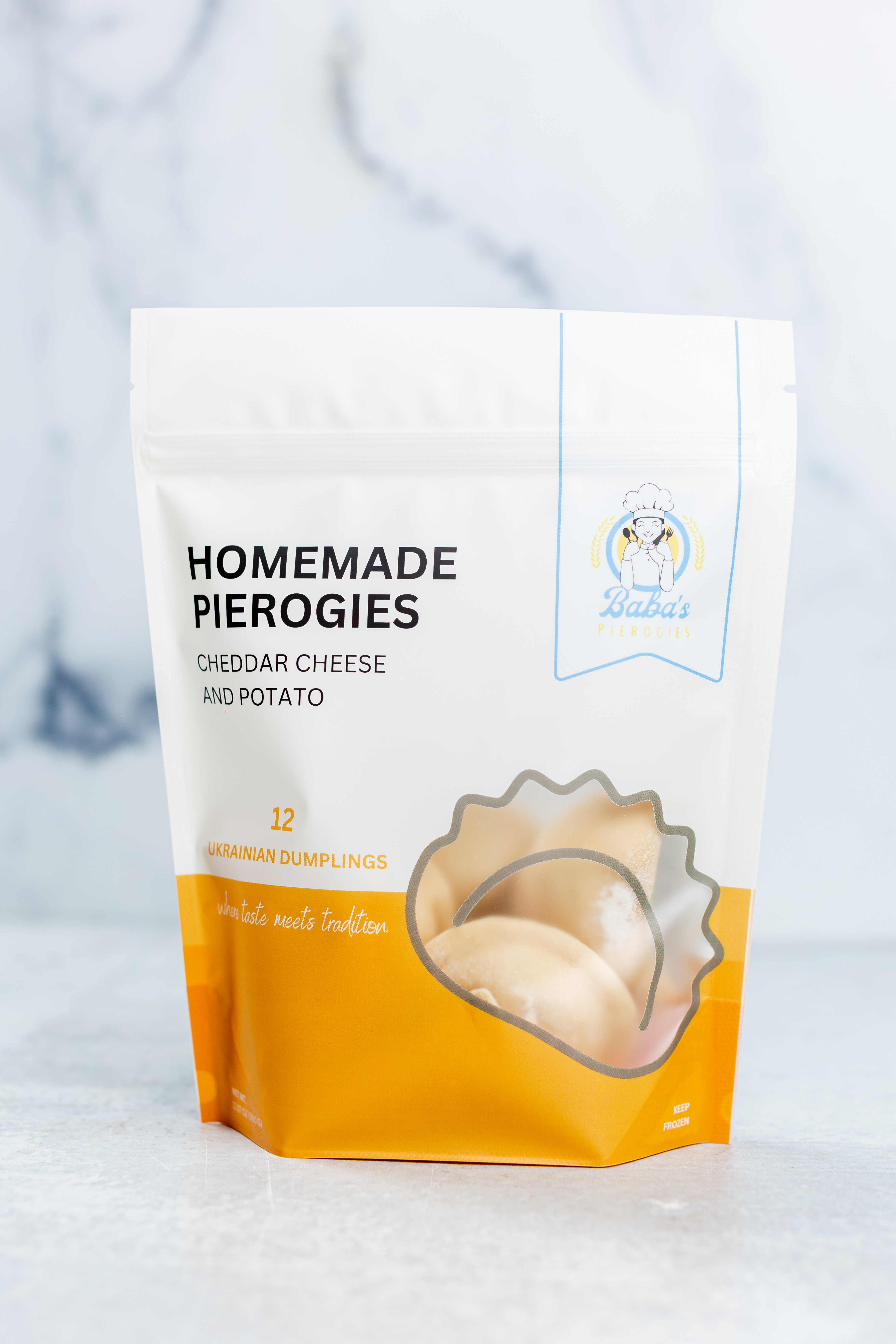 ❄️ Cheddar Cheese & Potatoes Pierogi (Frozen)