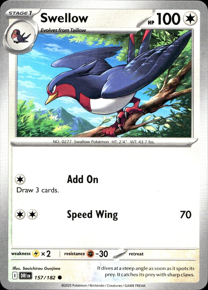 Swellow - SV10 157/182