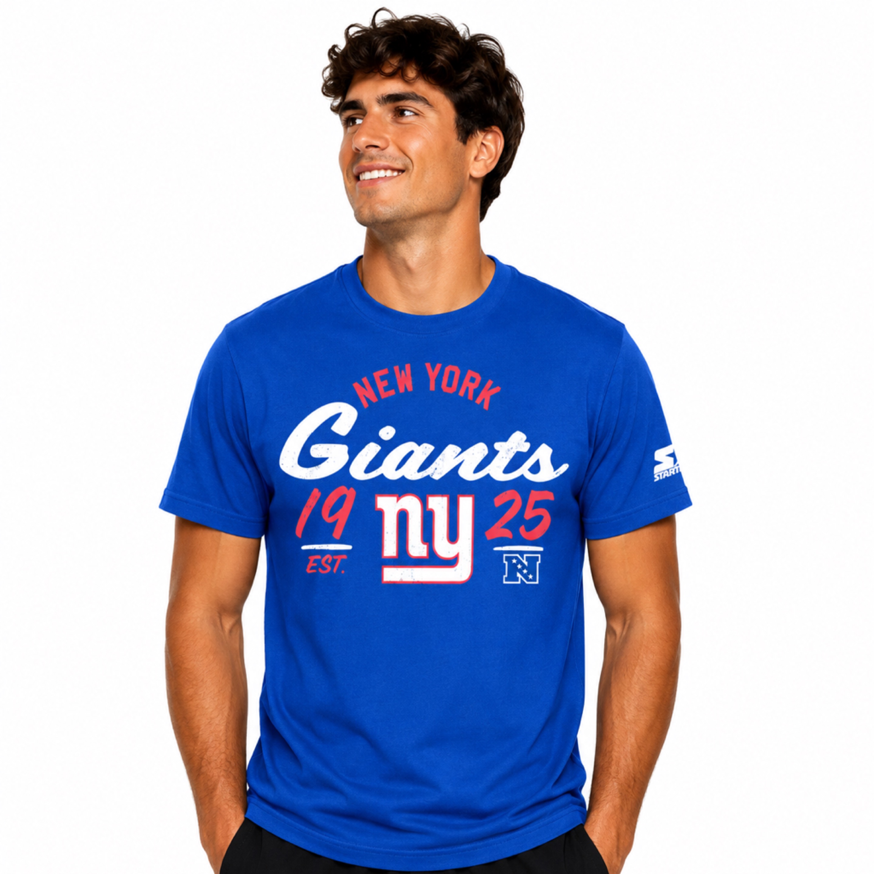 New York Giants Royal Starter Heritage Shirt