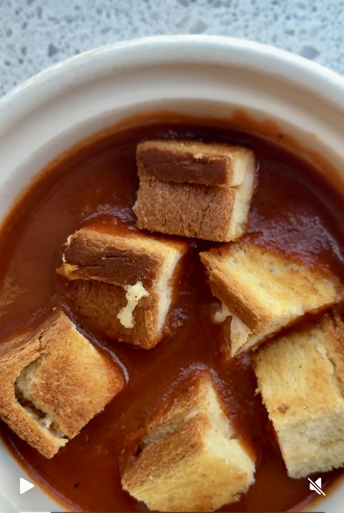 Tomato Soup w/ Grilled Cheese Croutons - Frozen 1 Liter