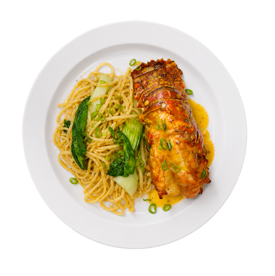 Fettuccine with Lobster Tail
