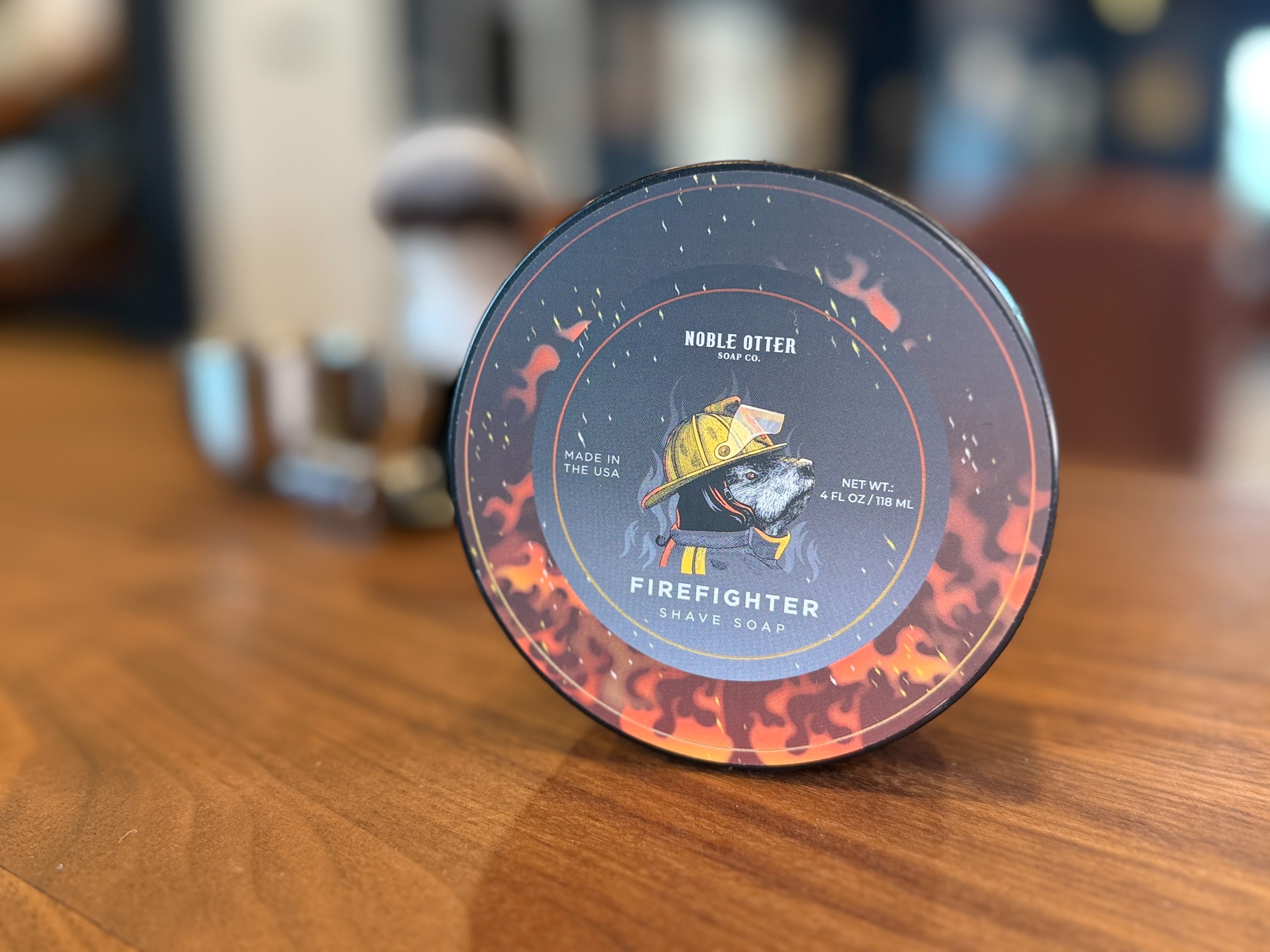 Noble Otter Soap Co. - Firefighter Shaving Soap