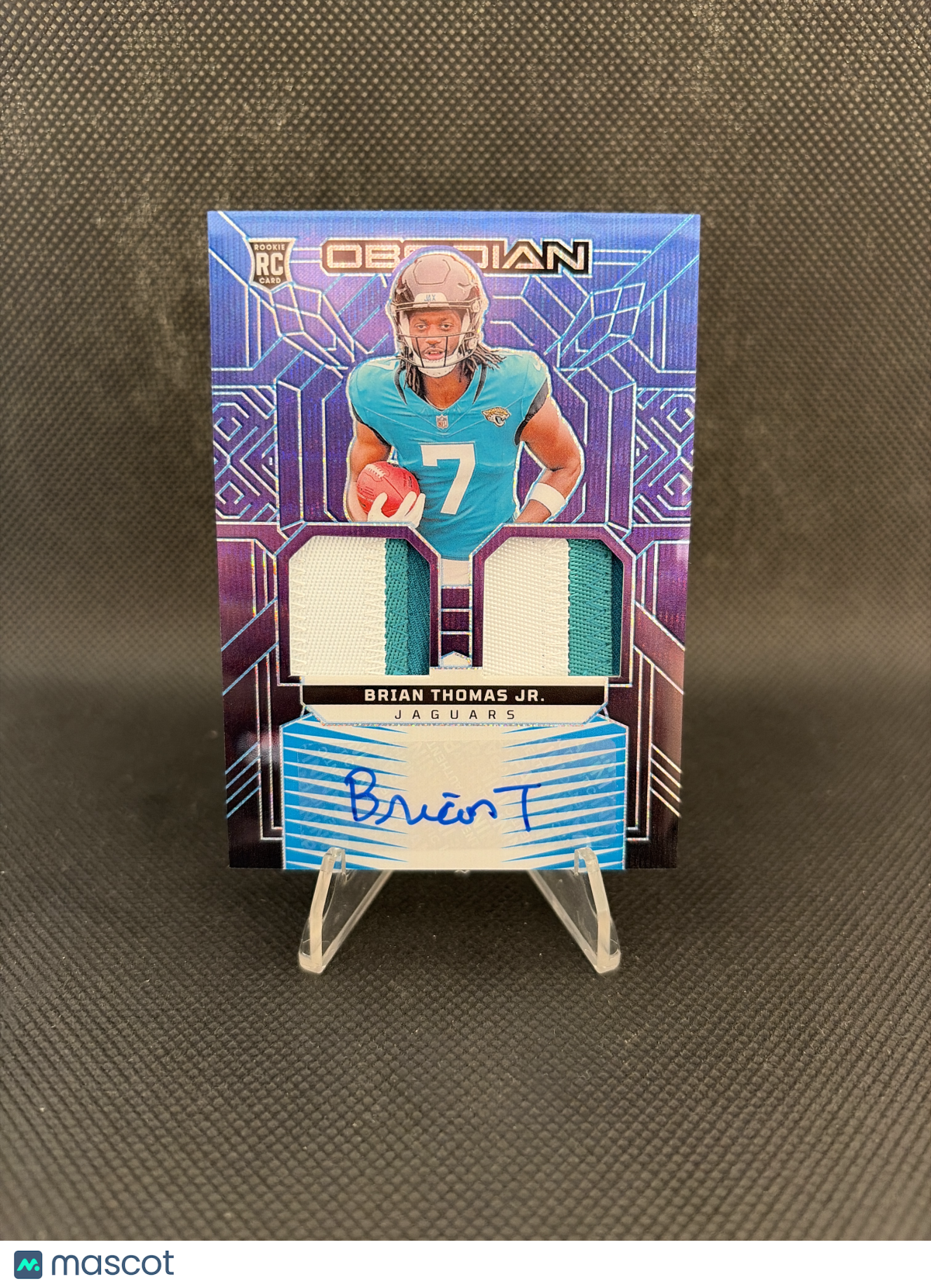 2024 Panini Obsidian Brian Thomas Jr. RPA /49 RC #RMI-BTJ