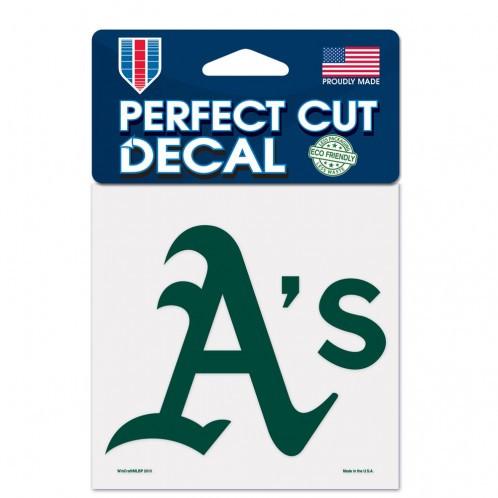 Oakland Athletics Perfect Cut Decal 4x4"