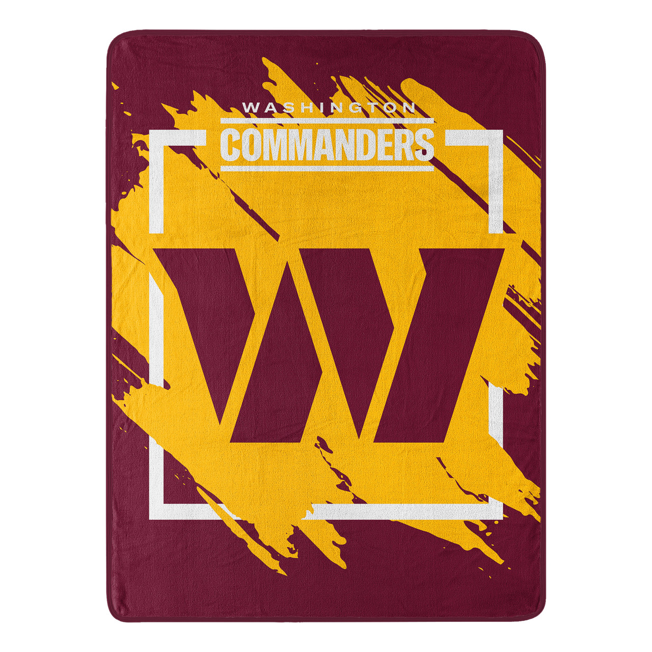 Washington Commanders Micro Raschel Dimensional Design Blanket