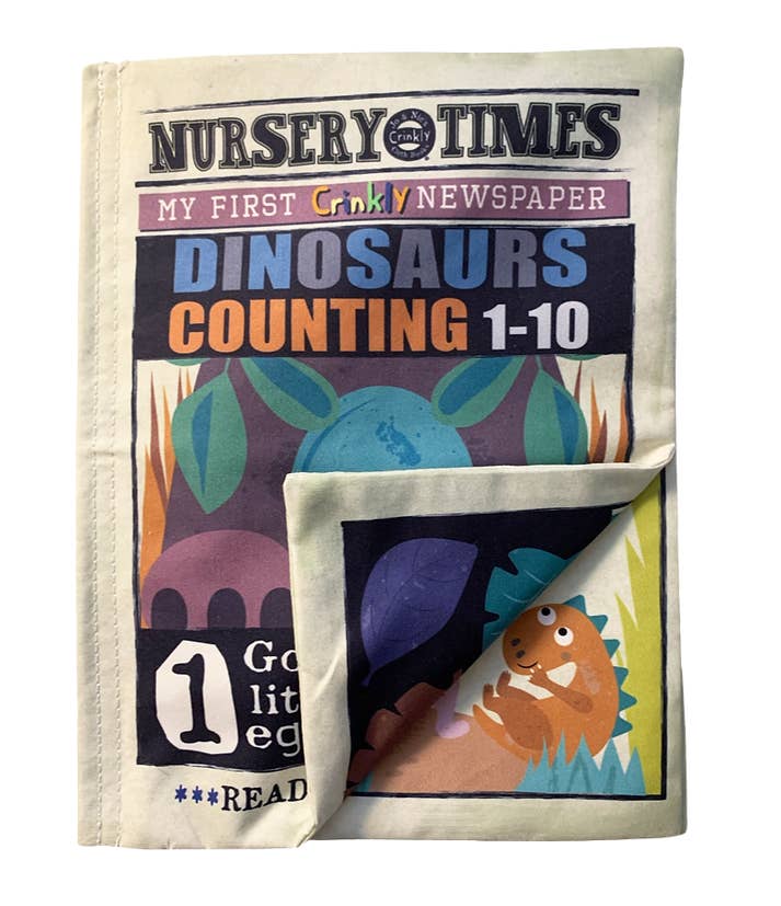 Jo & Nic's Crinkly Cloth Books - Dinosaur Count