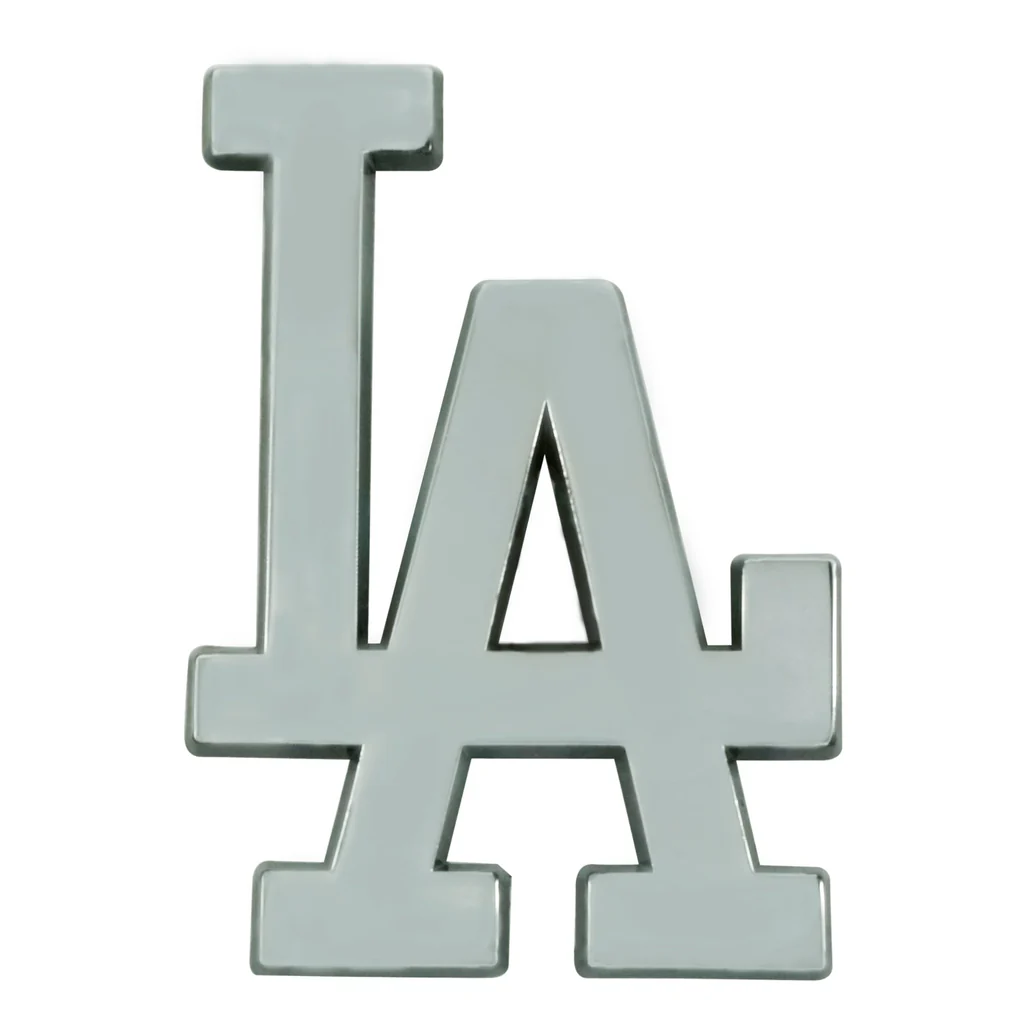Los Angeles Dodgers Silver Auto Emblem