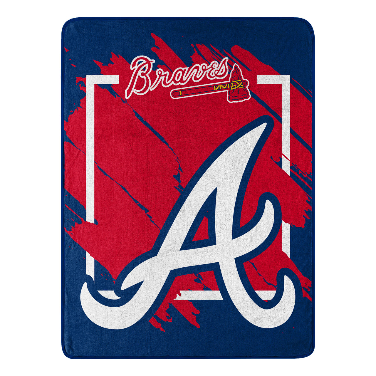 Atlanta Braves Micro Raschel Dimensional Design Blanket