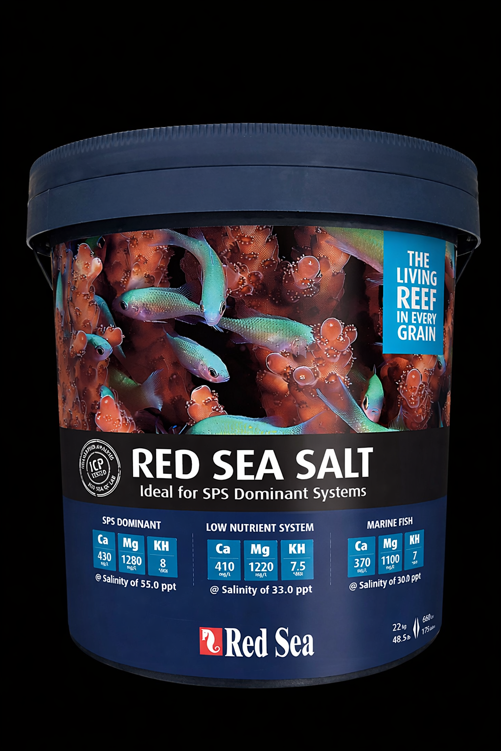 Red Sea 175 gallon sea salt mix - BLUE BUCKET
