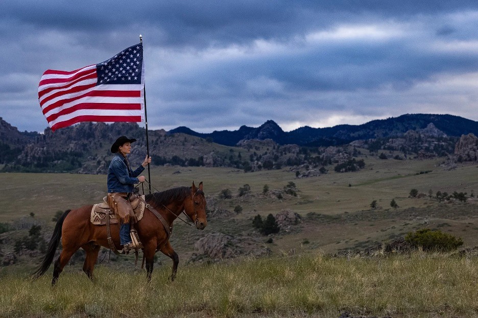 Gone Country Yellowstone Black 6X Rabbit Blend FREEDOM 250 EDITION