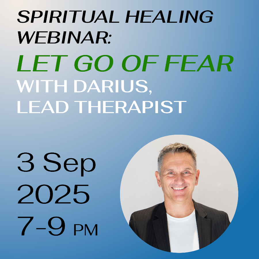 Spiritual Healing Webinar: Let Go of Fear
