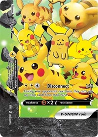Pikachu V-Union - SWSH141 SWSD Promo NM
