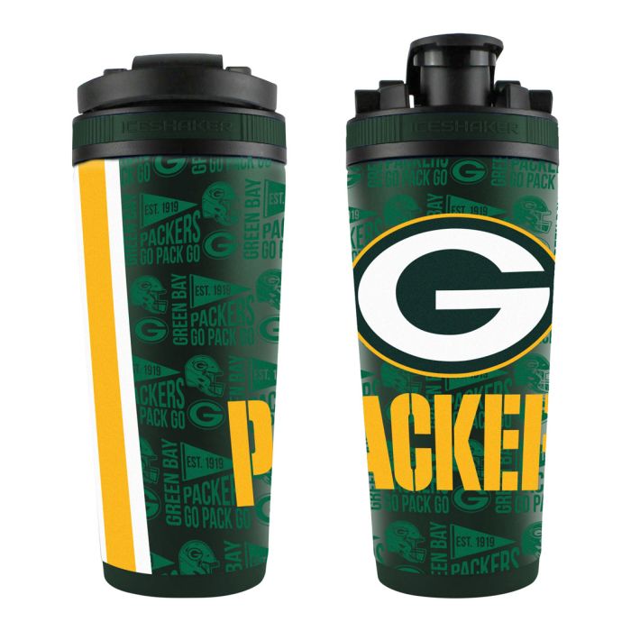 Green Bay Packers 4D Stainless Steel Ice Shaker 26oz
