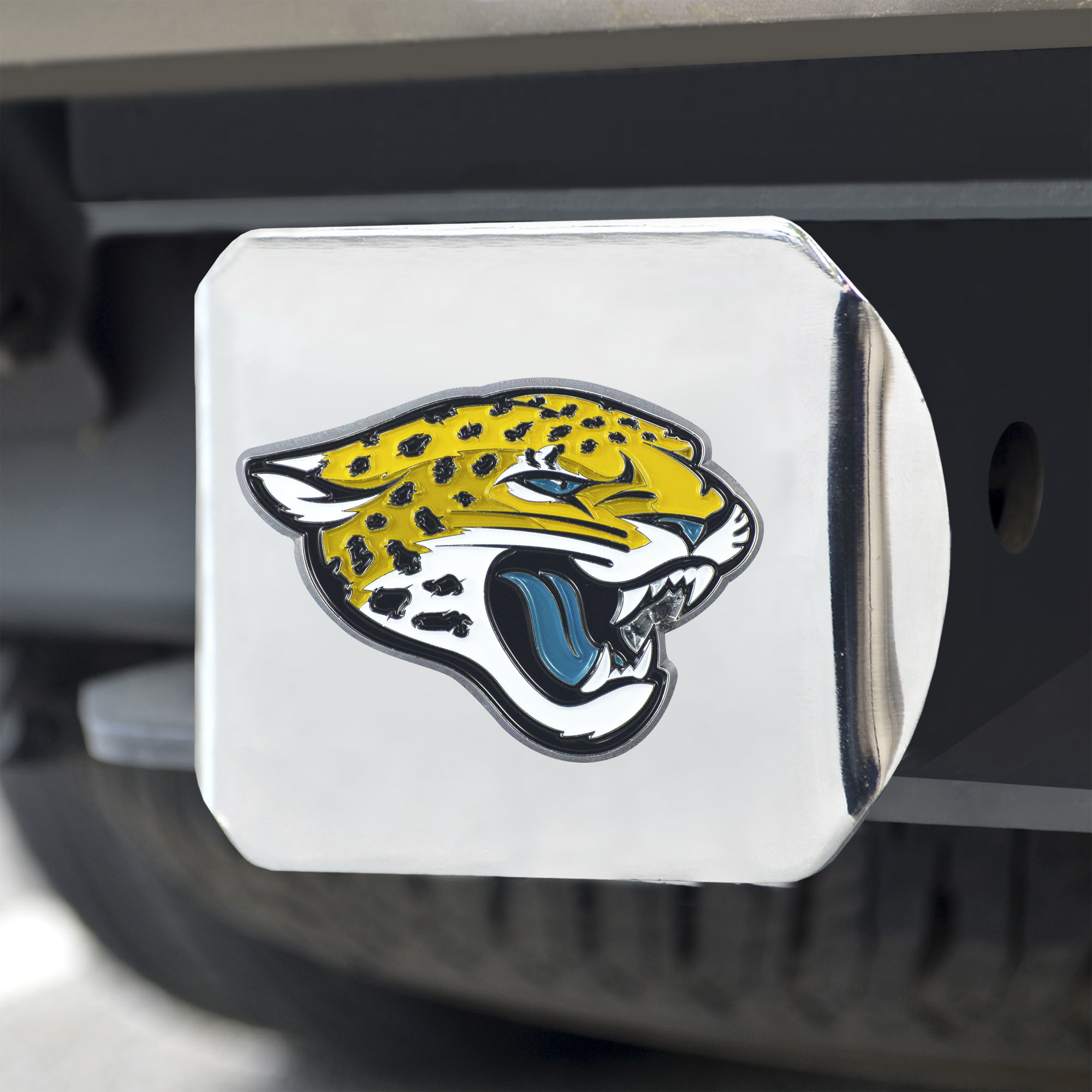 Jacksonville Jaguars Chrome Hitch Cover