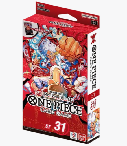 One Piece Red Monkey D Luffy Starter Deck ST31 Card Game