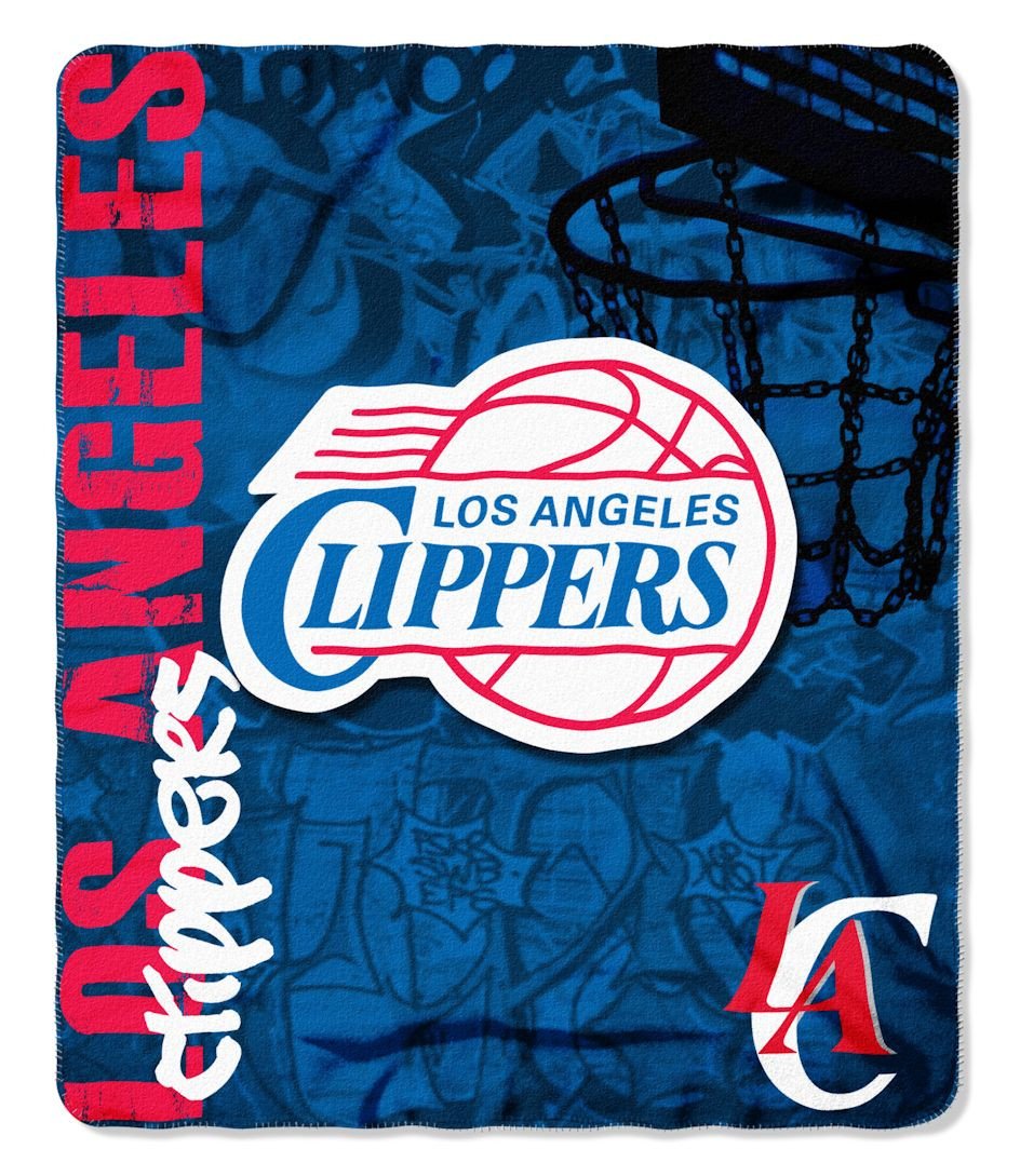 Los Angeles Clippers Hard Knock Design Blanket 50x60"