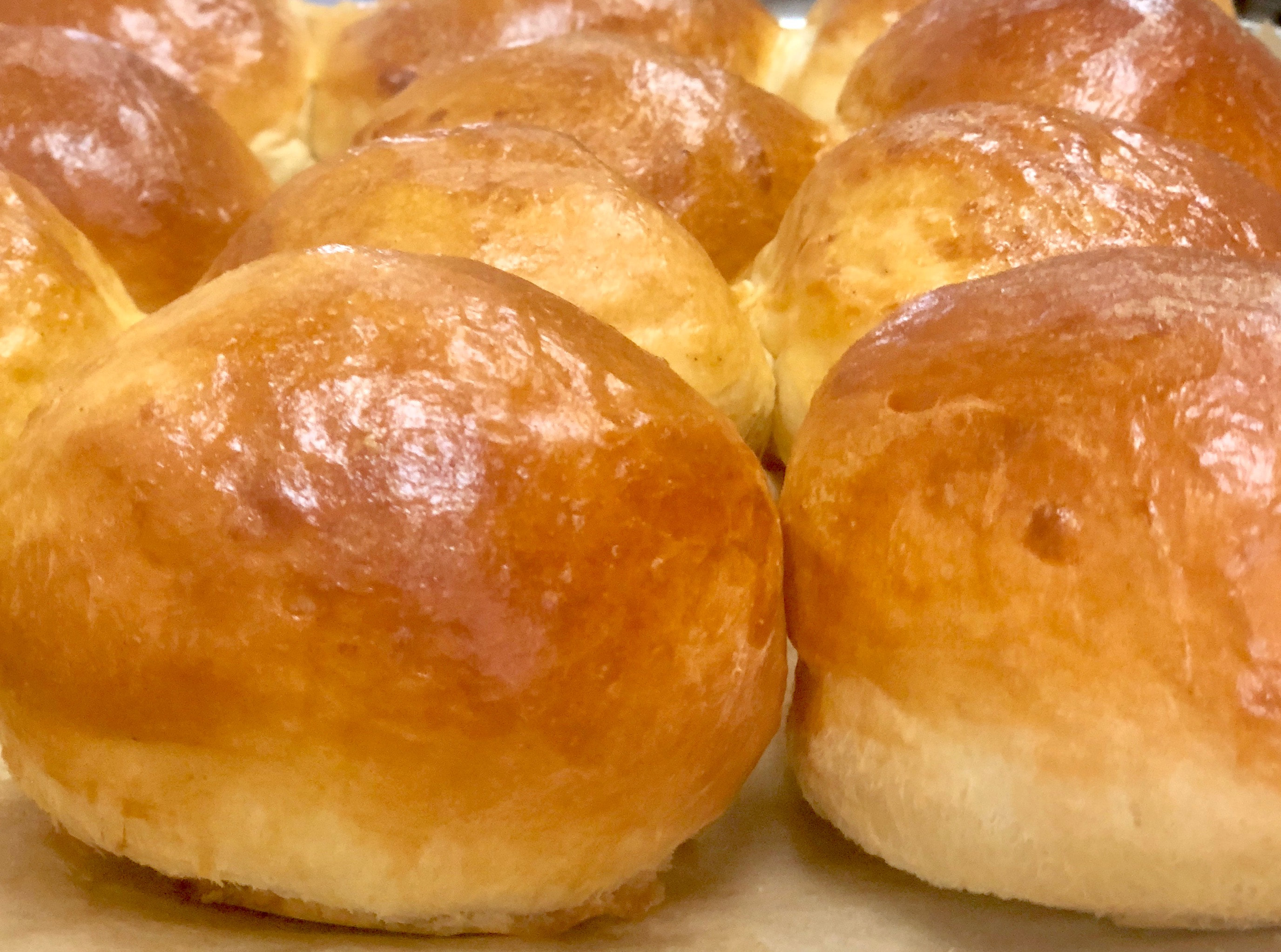 Brioche Hamburger Buns (dozen)