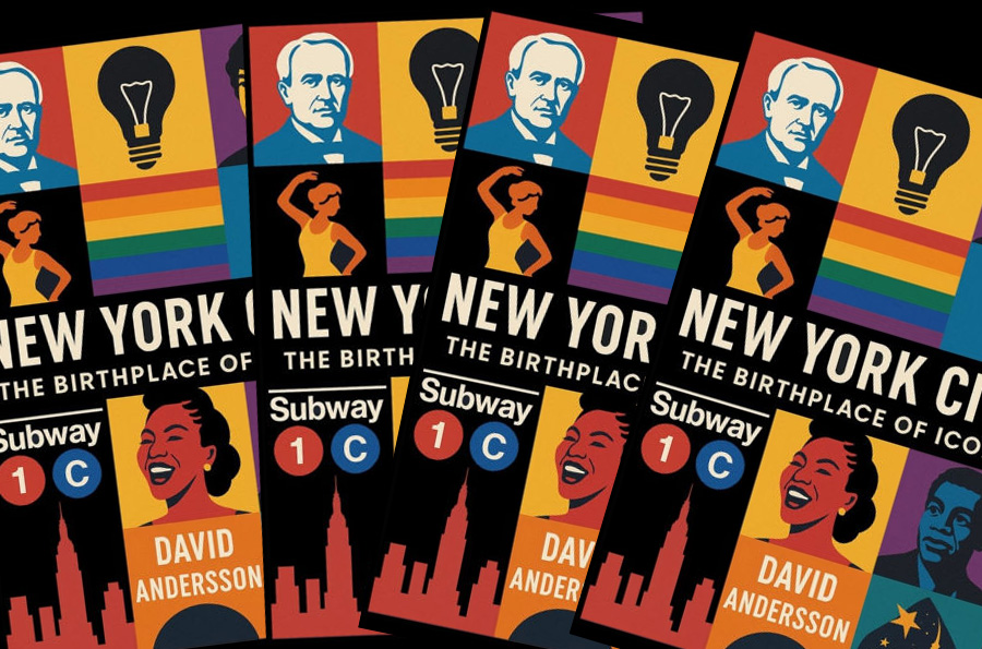 4 books: New York City, the Birthplace of icons.