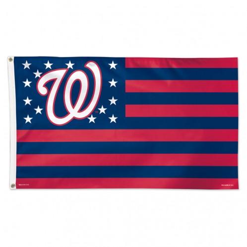 Washington Nationals Deluxe Americana Flag 3x5'