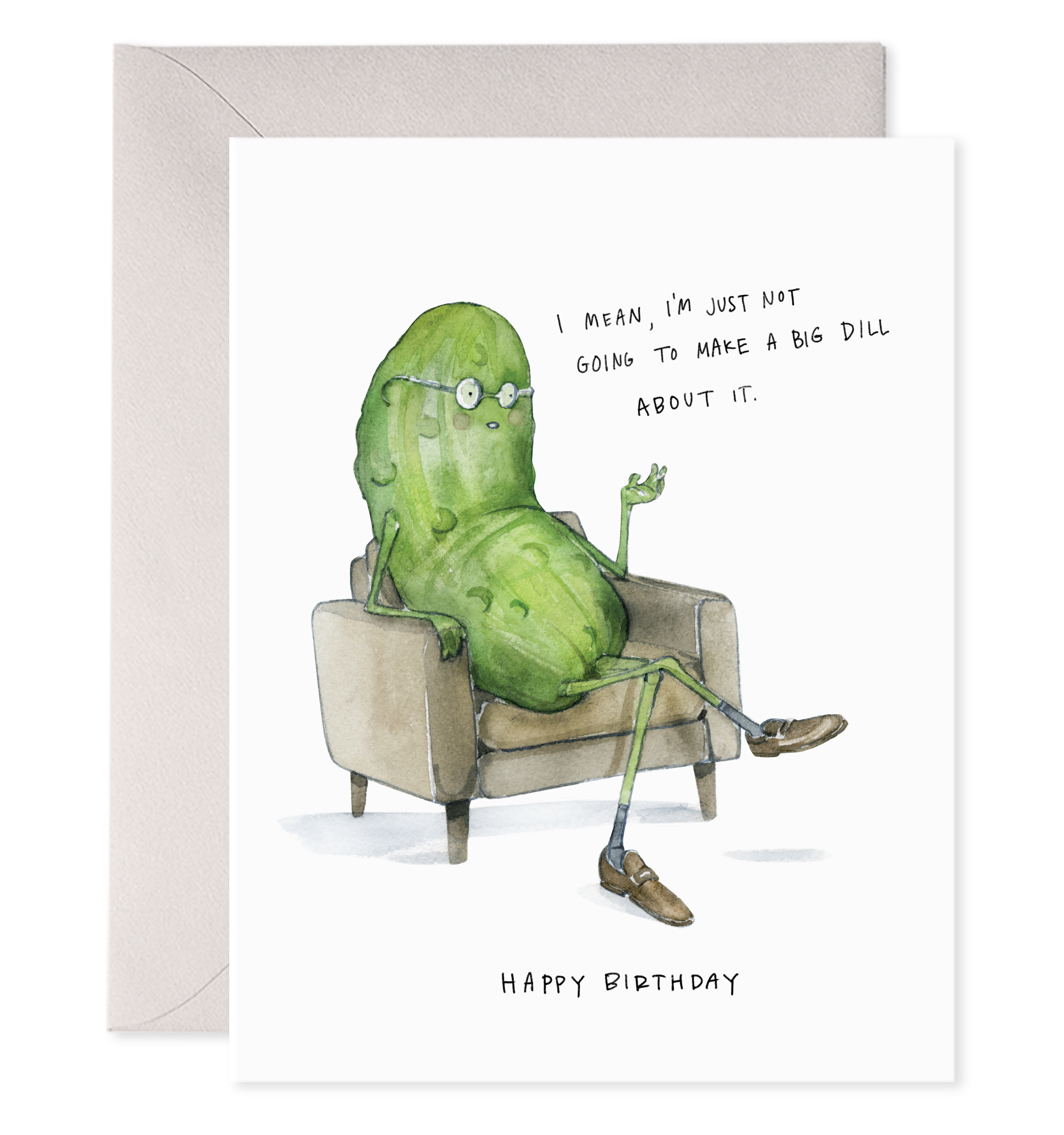 Big Dill | Pickle Birthday Card - default