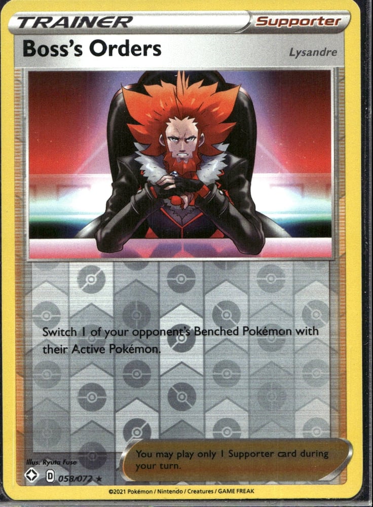 Boss's Orders (Lysandre) - SWSH4.5 58/72