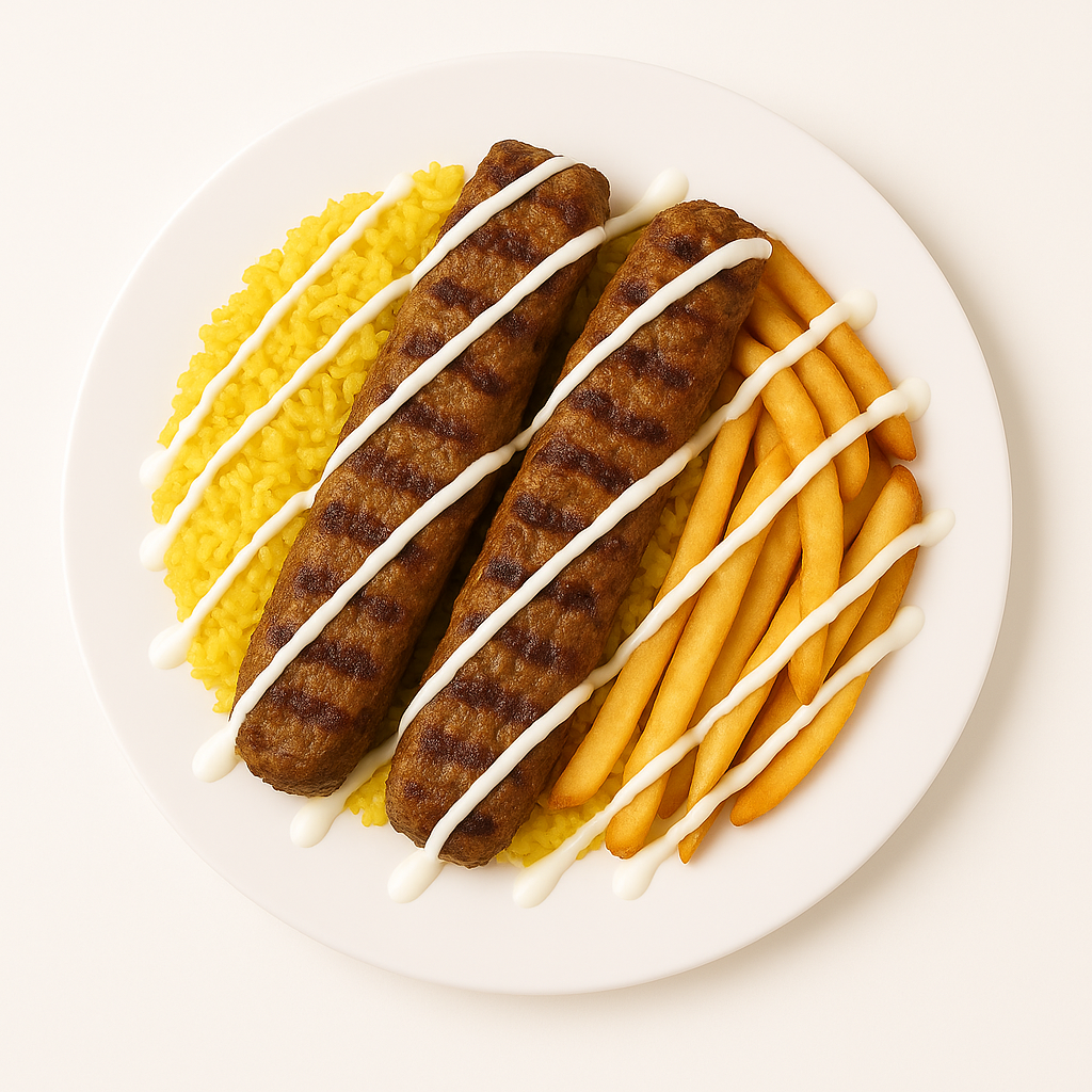 Alley Seekh Kabab on Half and Half