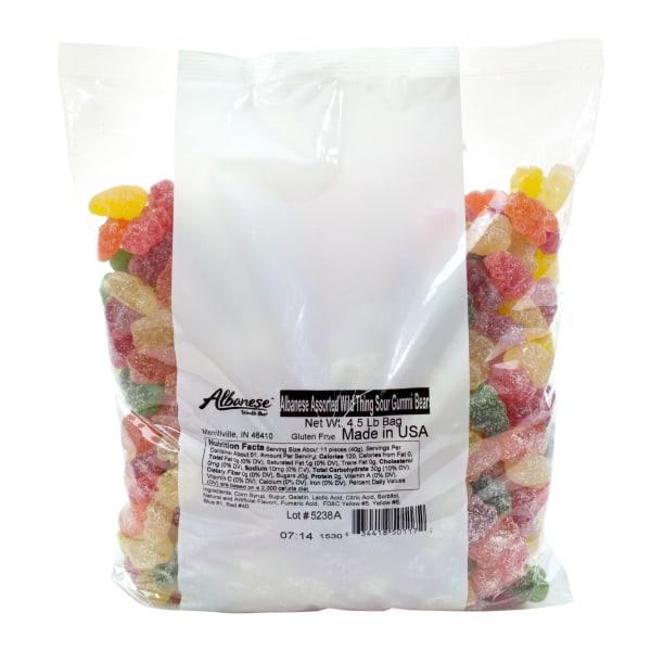 Albanese Sour Gummi Bears 4.5 pound bag