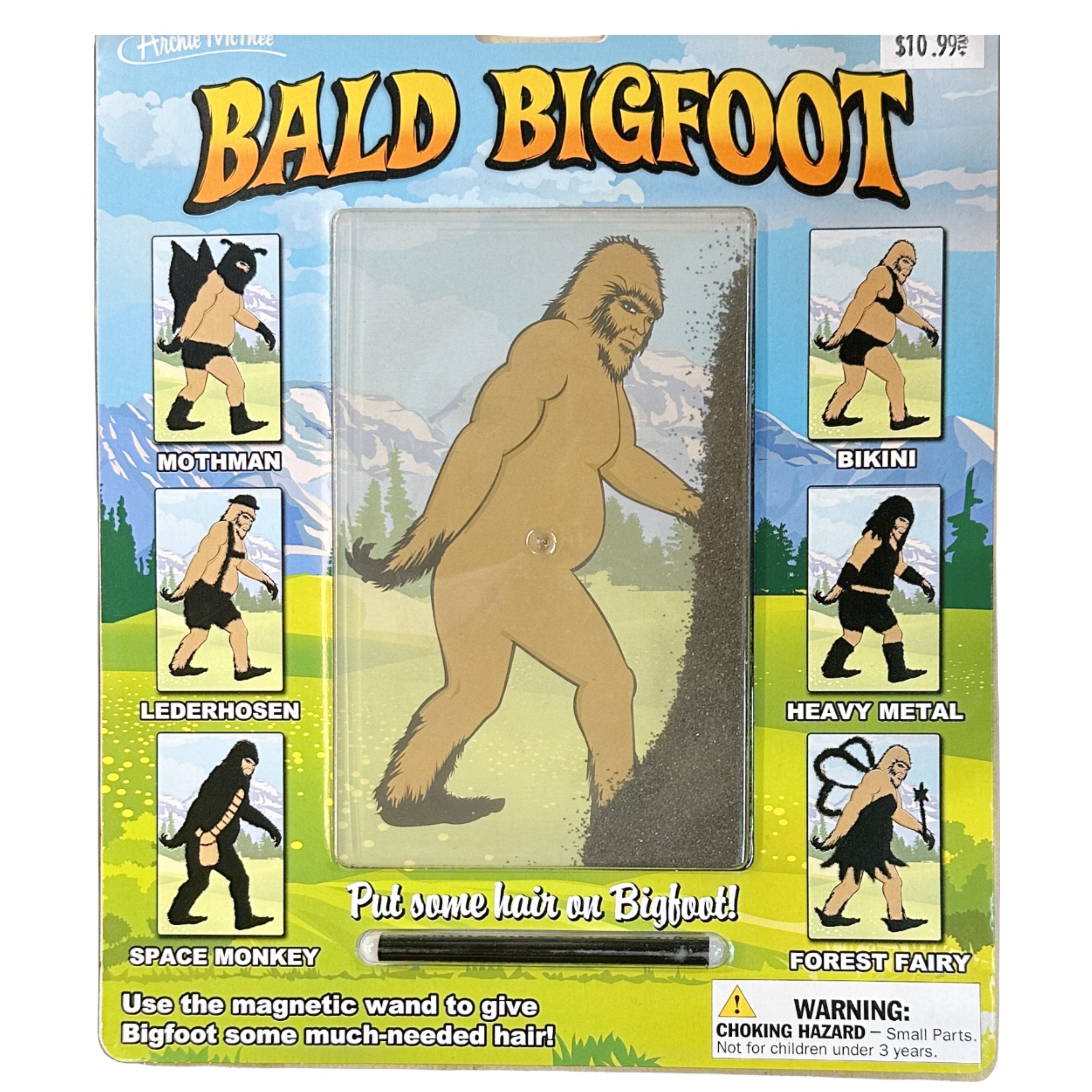 Bald Bigfoot (metal shavings card like Wooley)