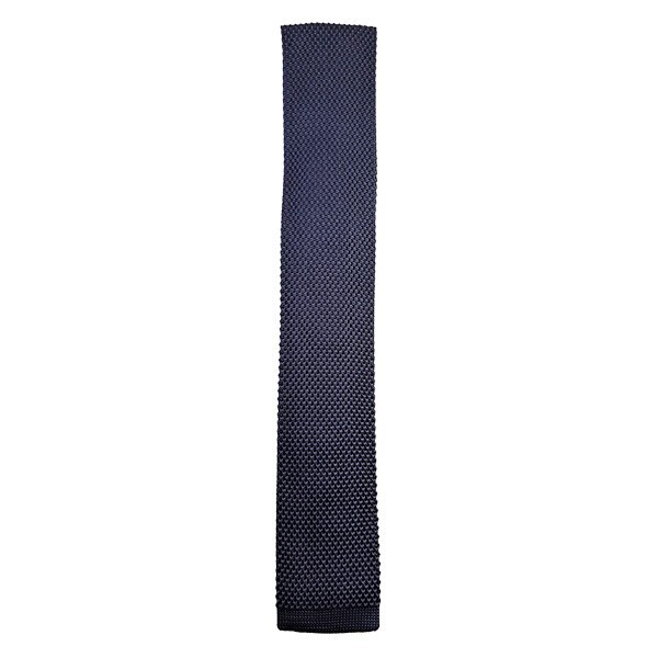 150 X 6 Cm Navy Solid Knit Tie