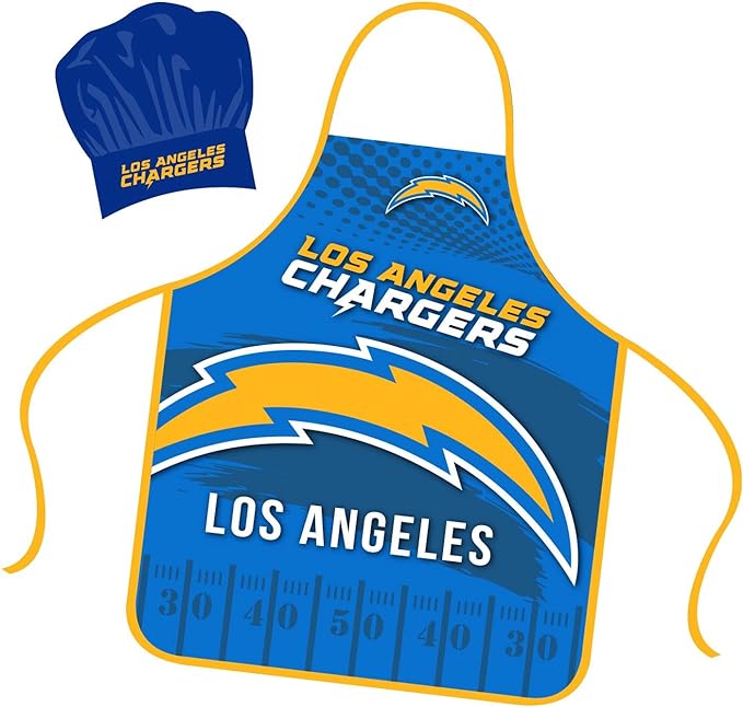 Los Angeles Chargers Mojo Chef Apron and Hat Set