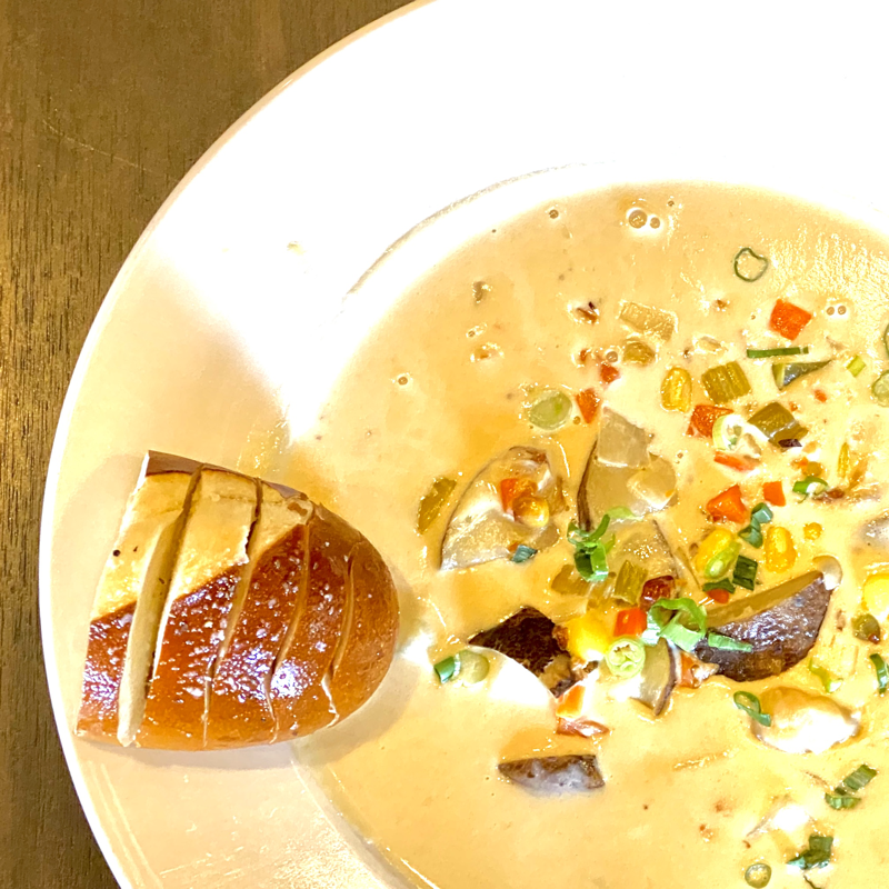 Smoked Bacon and Potato Corn Chowder