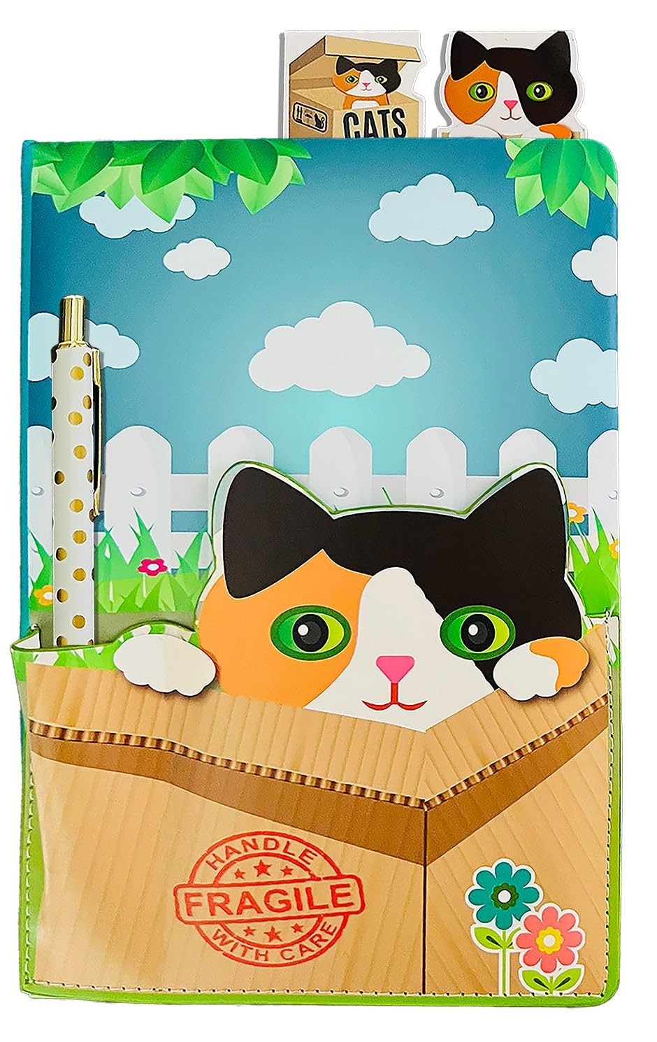 Pocket Journal set - Cat in a Box