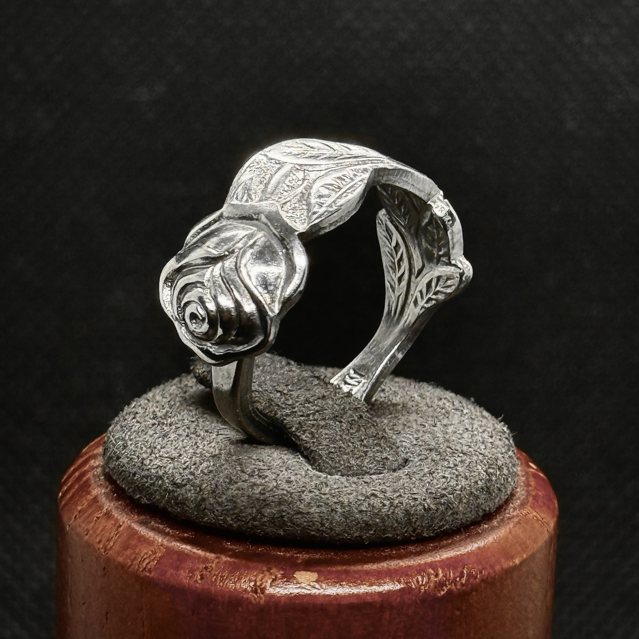 Silver Rose Ring