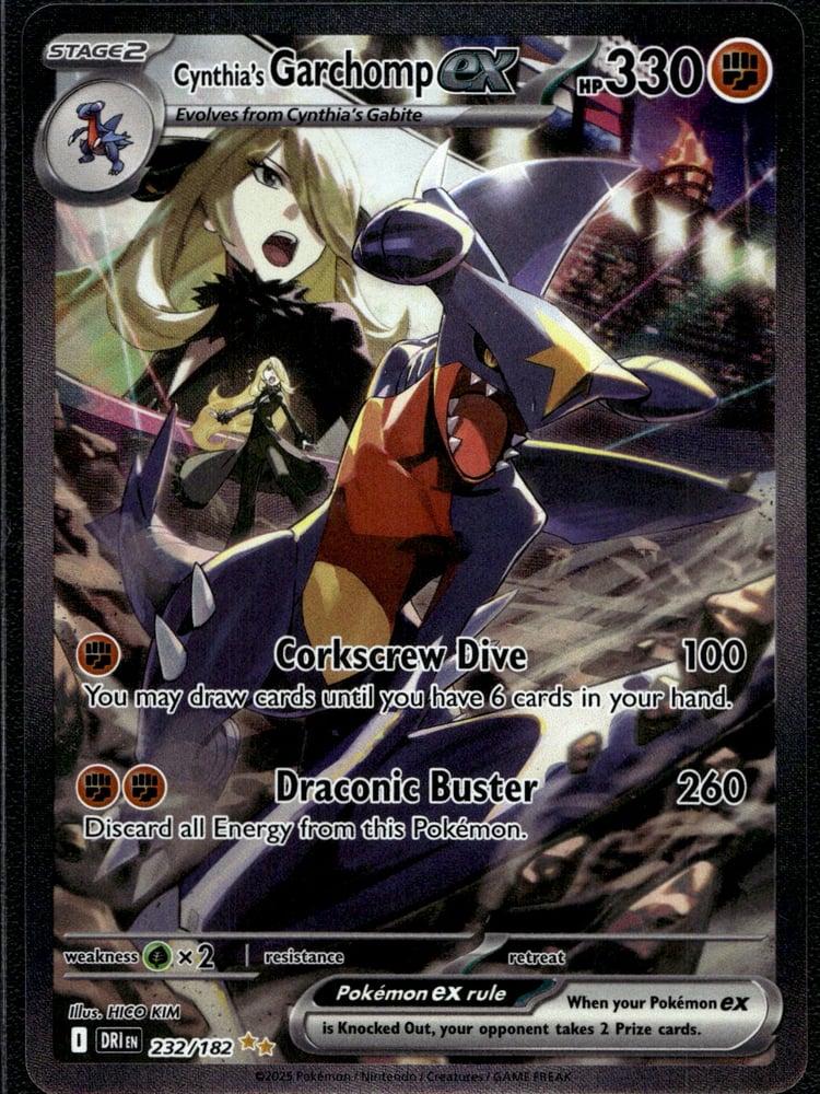 Cynthia's Garchomp ex - SV10 232/182