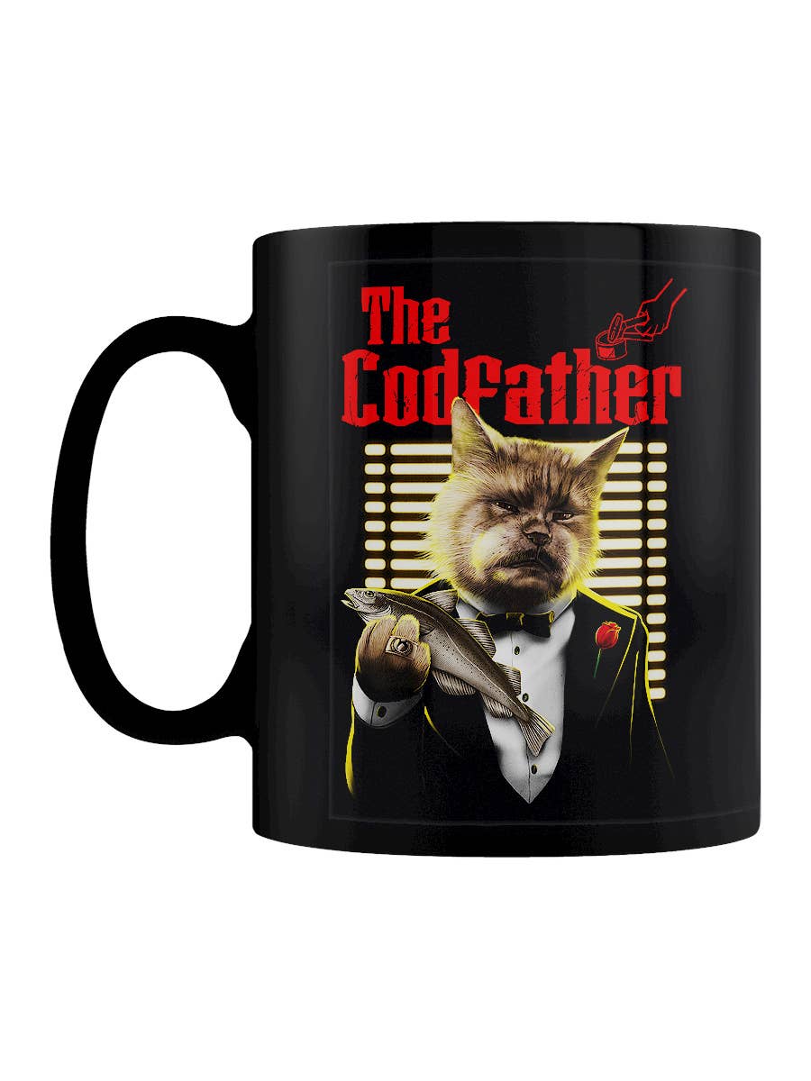 Grindstore - Horror Cats The Codfather Black Mug