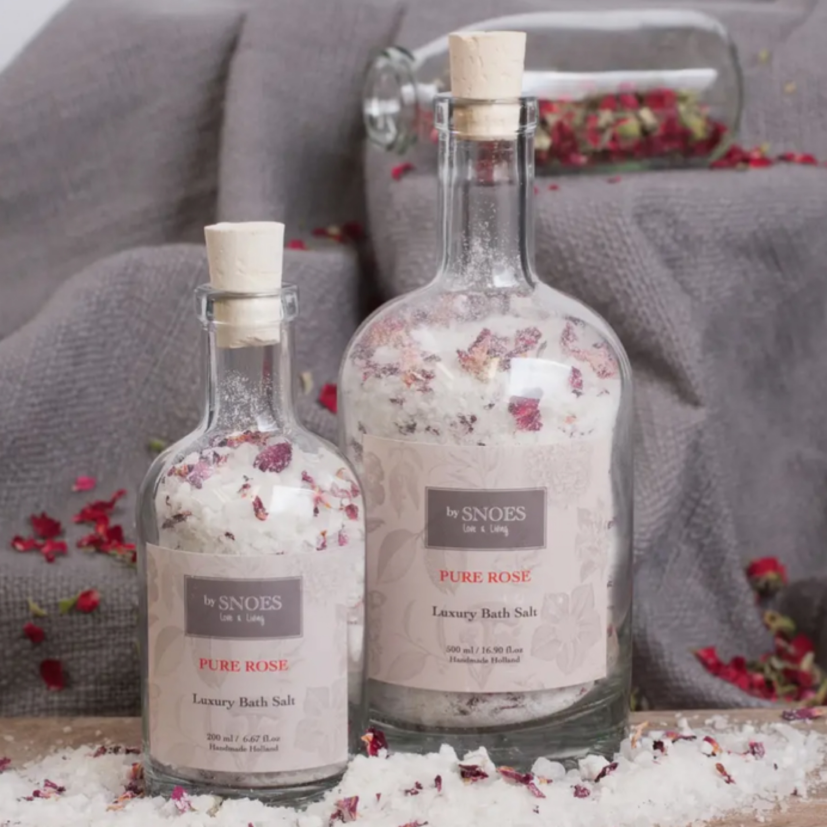 By Snoes - Bath Salts Pure Rose 16.9oz