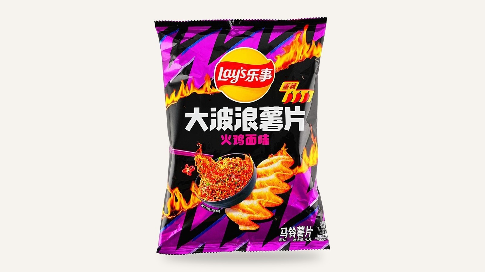 Lays Wavy Buldak Chips