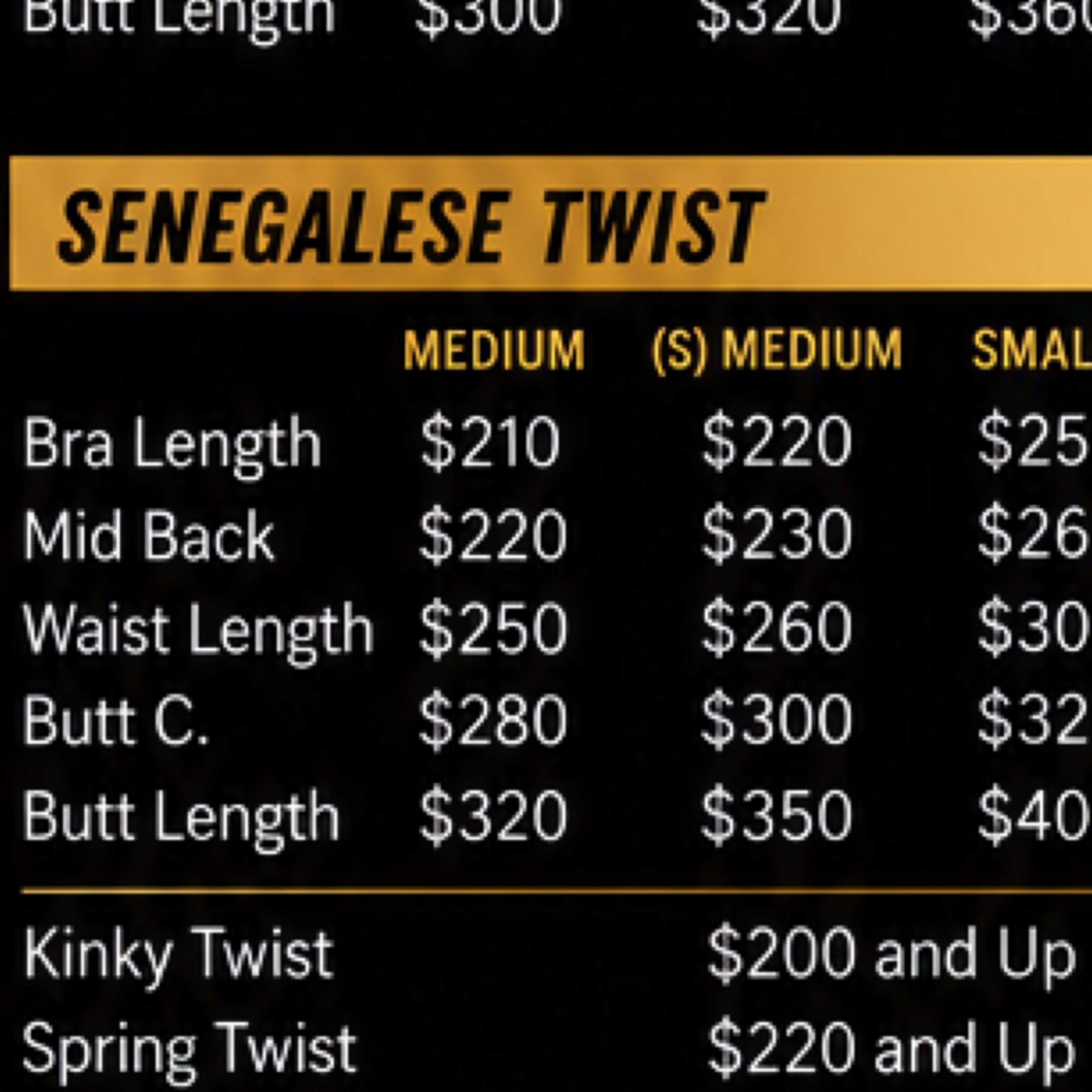 Senegalese Twist