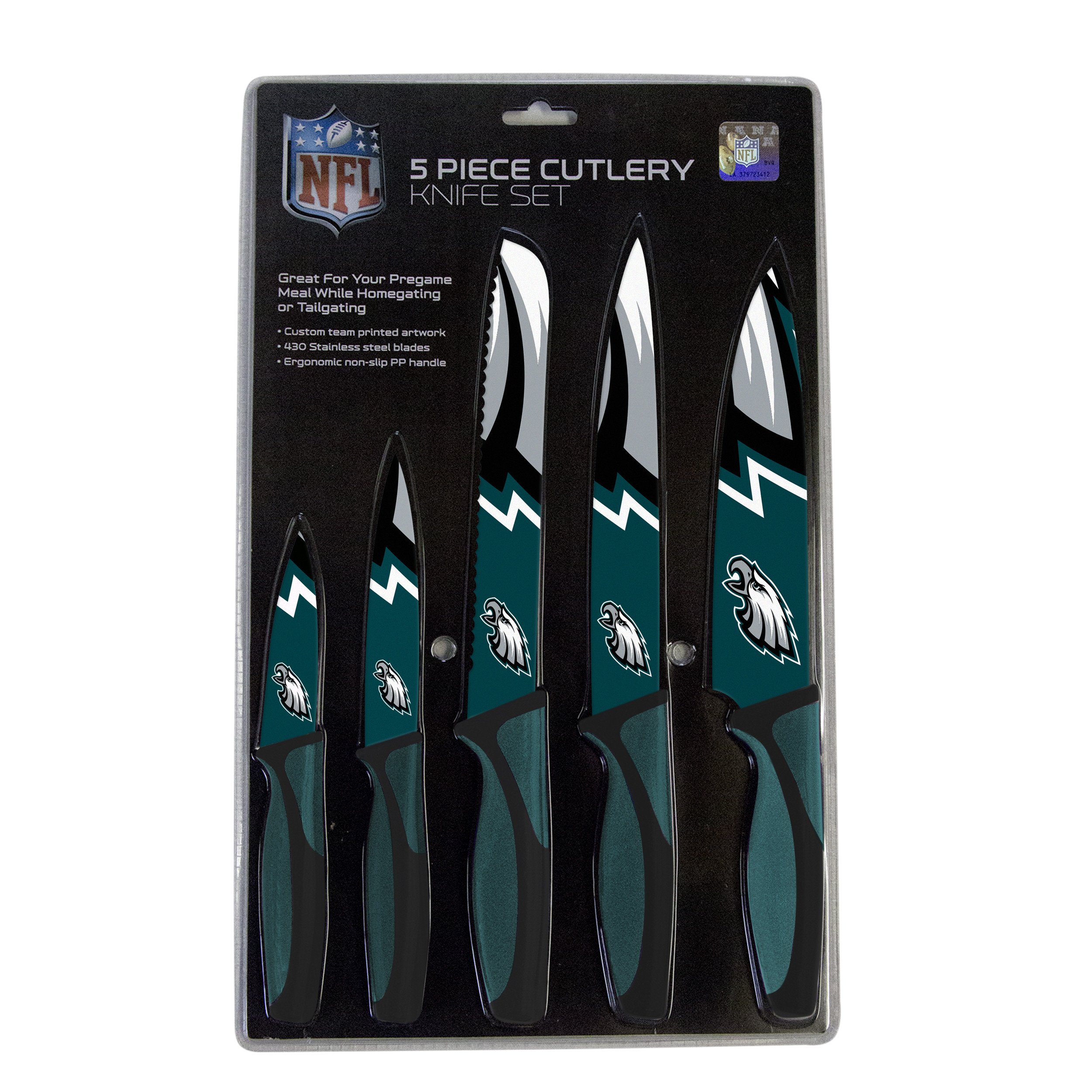Philadelphia Eagles Kitchen Knife Set - 5 Pack