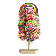 Swirly Pops With Wooden Tree Stand 48 count