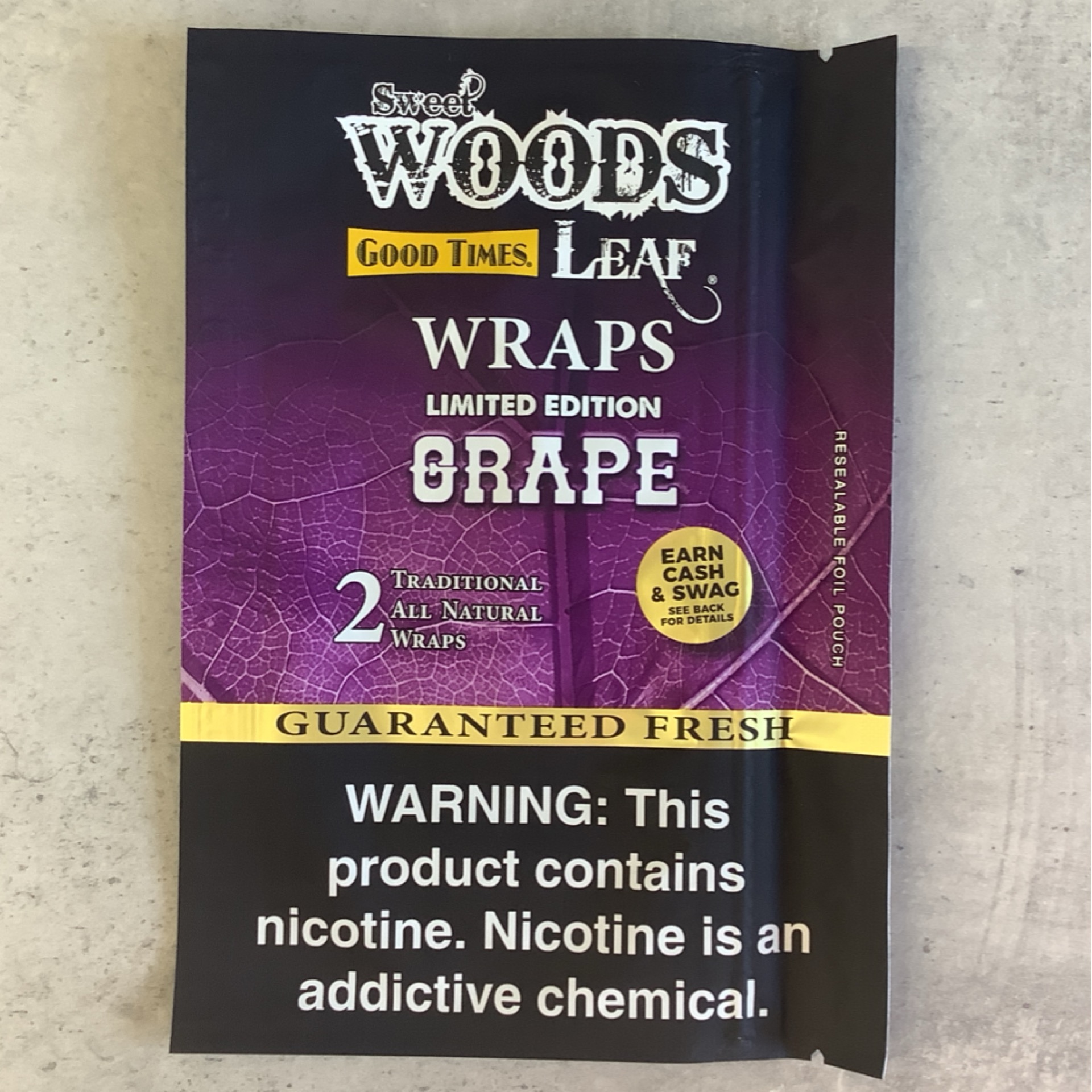 Sweet Woods Grape - Regular