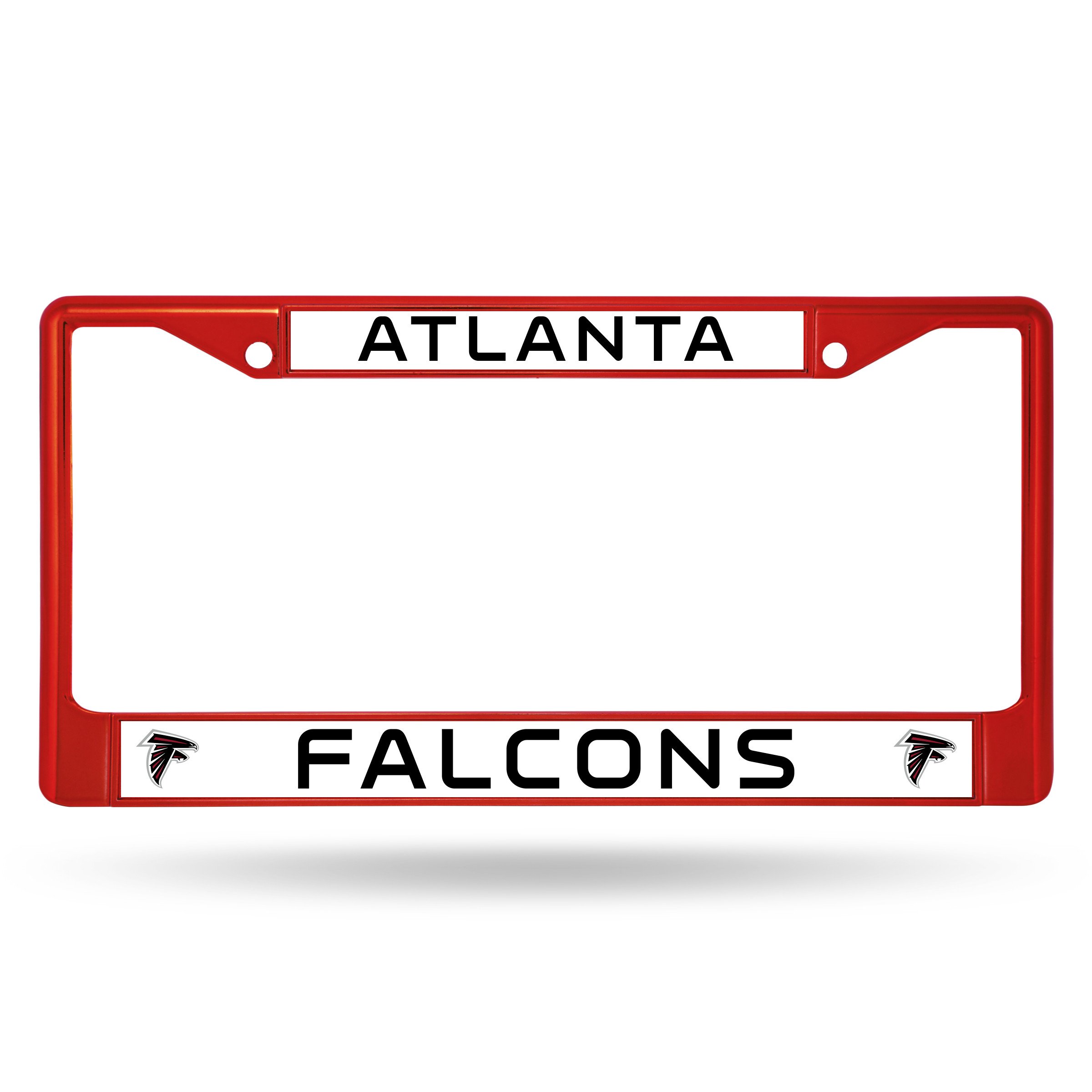 Atlanta Falcons Red Metal License Plate Frame