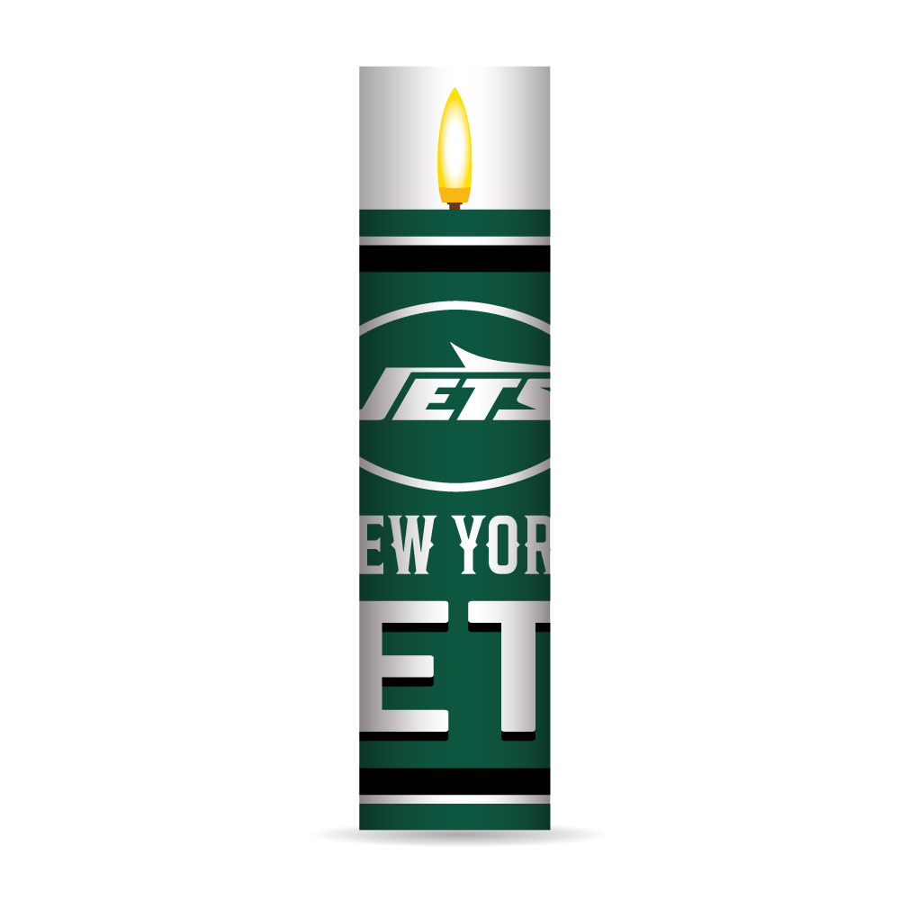 New York Jets Electronic Candle