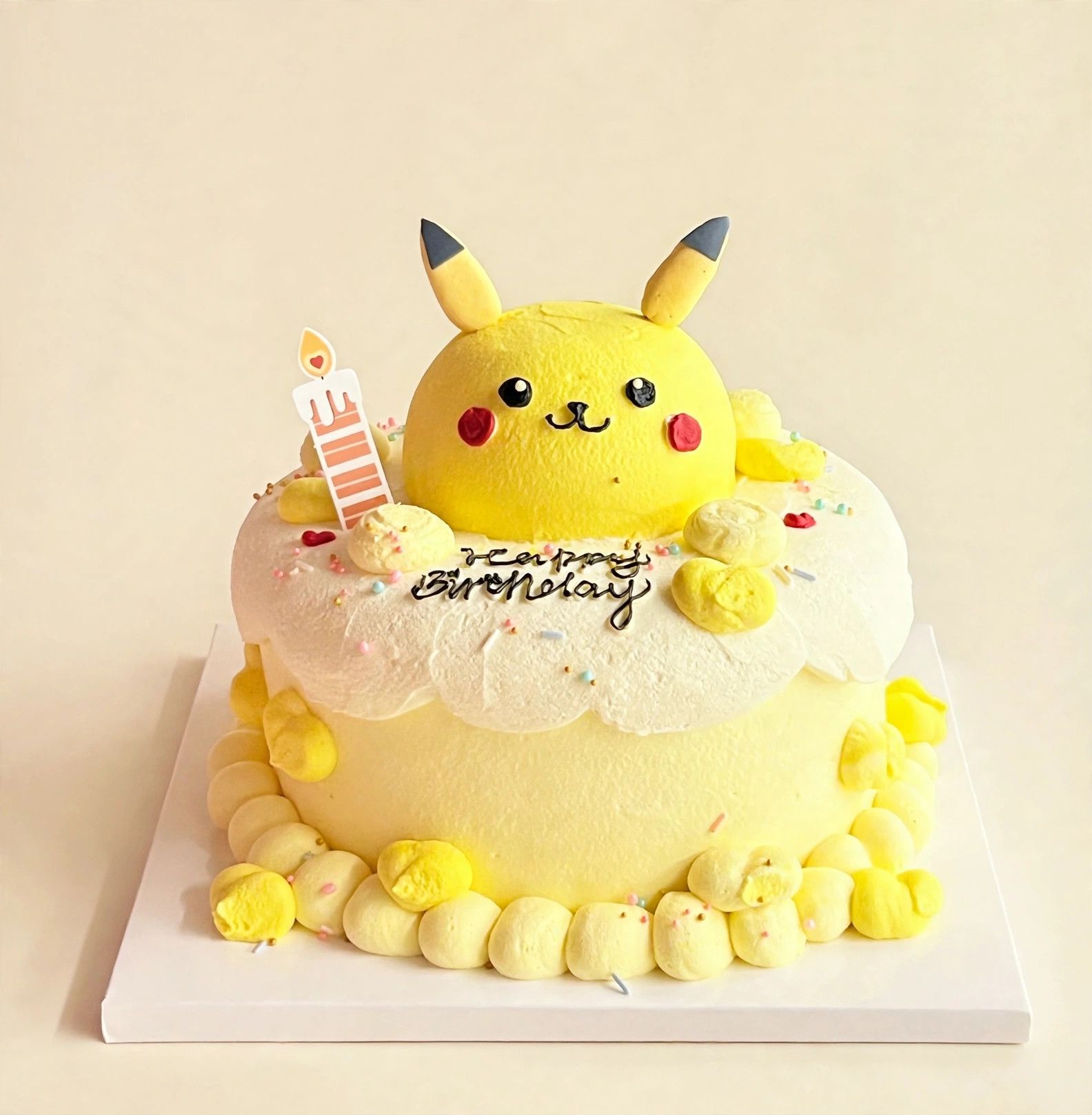 Cheerful Pikachu Birthday Cake 定制蛋糕 Bellevue