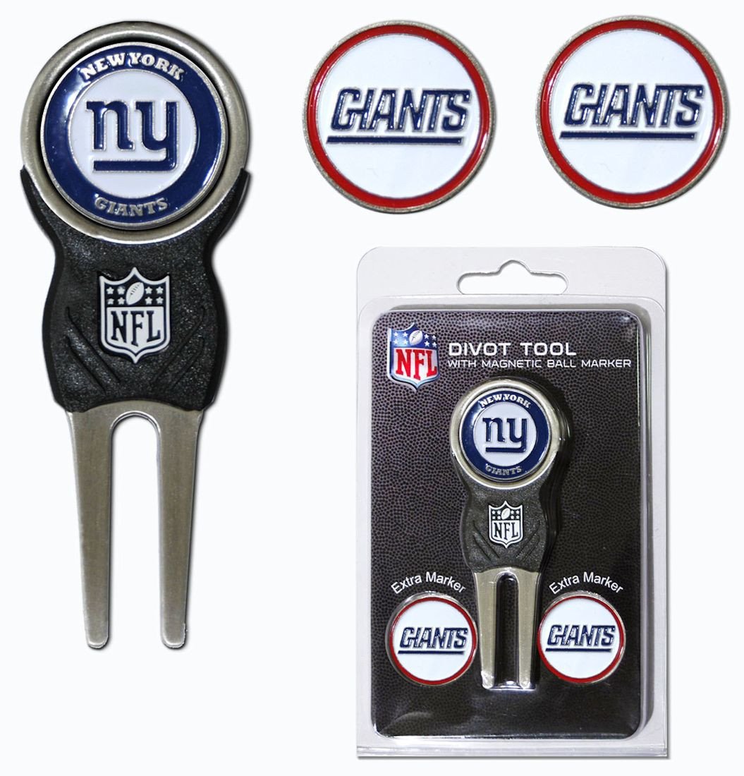 New York Giants Golf Divot Tool with 3 Markers