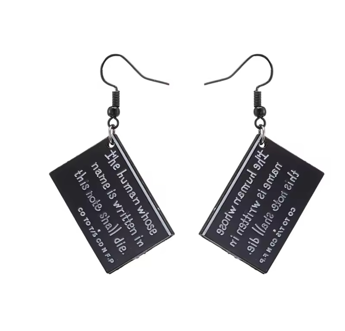 Earrings: Anime Death Note Earrings, image 2