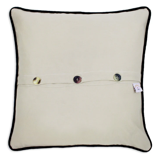 Vail Hand-Embroidered Pillow Catstudio