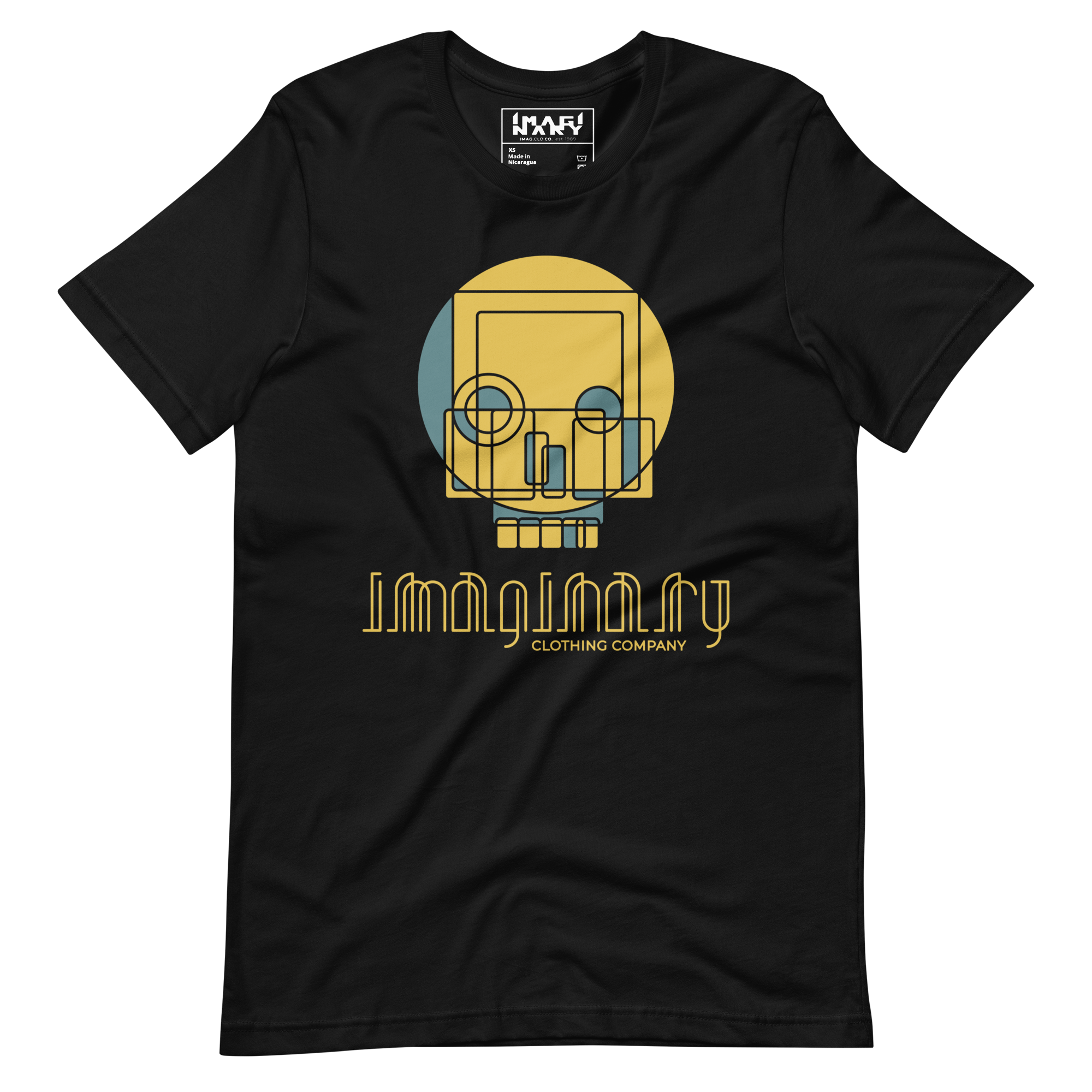 Monolithic Skull – Brutalist Graphic Tee