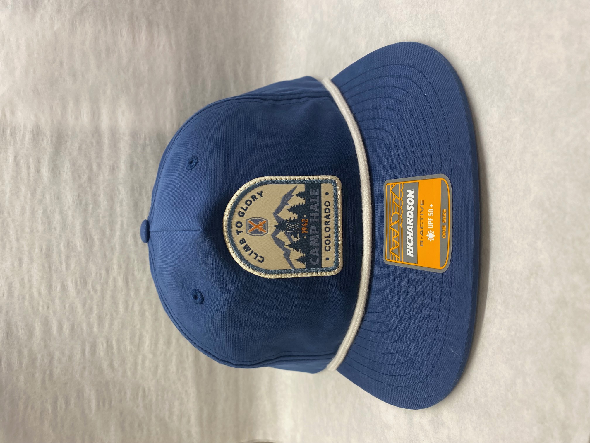 Camp Hale Navy with White Rope Hat